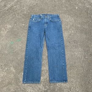 Carhartt Traditional Fit Straight Leg Medium Wash Jeans 32x30